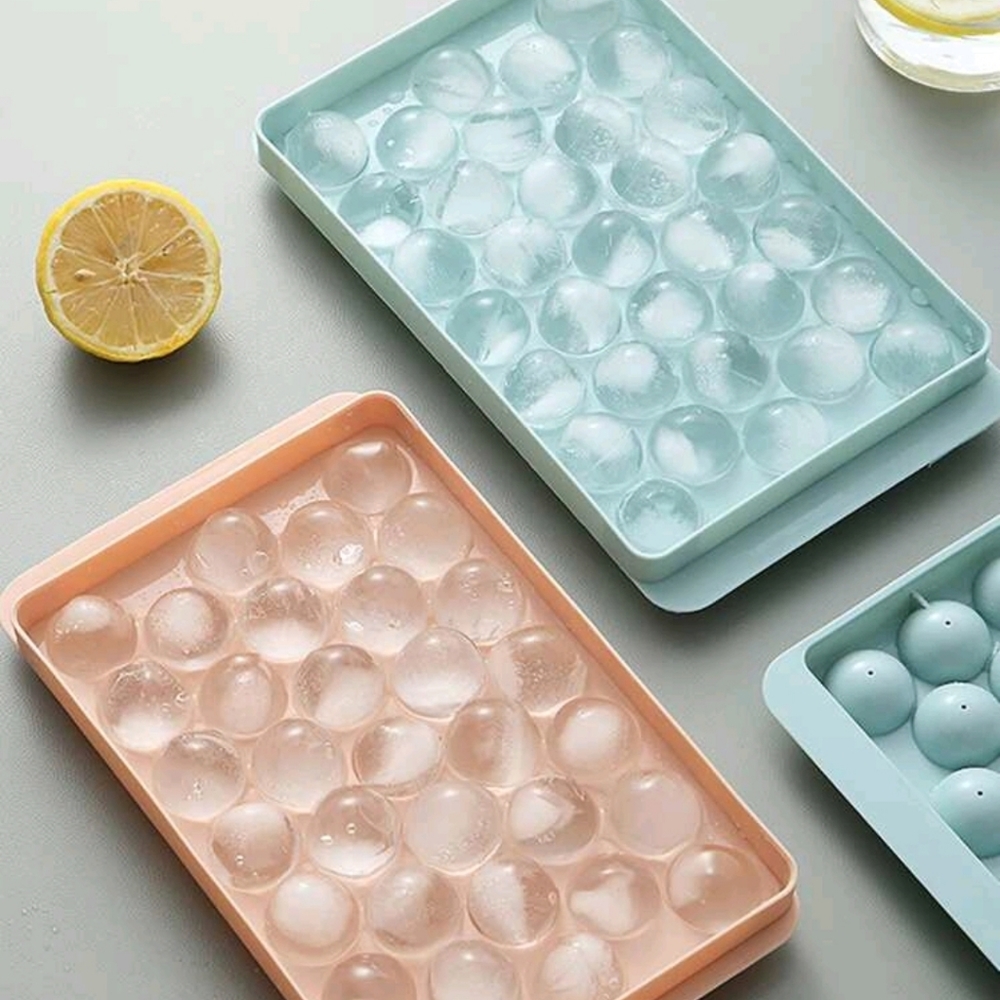 Bestselling 33 Grid Ice Cube Mold With Lid Plastic Icebox Ice Maker Box Creative
